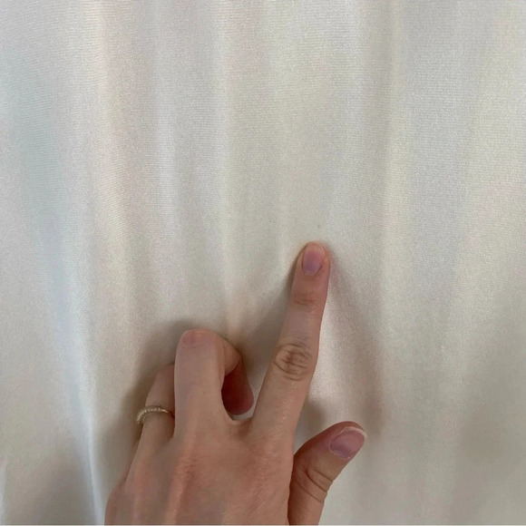 VTG Lorraine S Beige Sheer Peignoir Robe lace Nylon Long Sheer Sleeve Floral - Picture 9 of 16